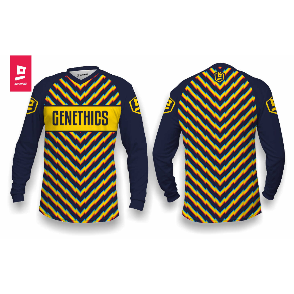 JERSEY SEPEDA DOWNHILL / MTB GENETHICS - JERSEY CUSTOM - DH23-035 - JERSEY DOWNHILL - JERSEY MTB