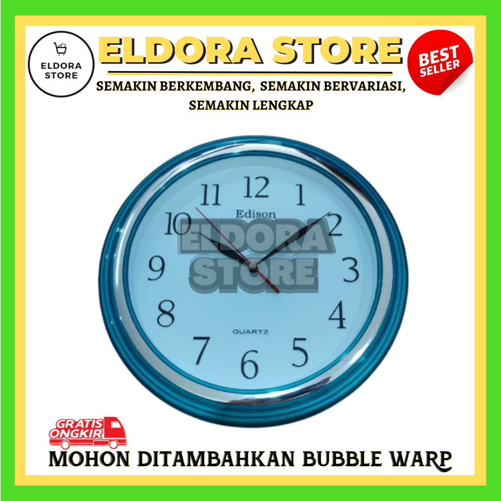 JAM DINDING EDISON QUARTZ EDW 12 T16 MTL TOSCA ORIGINAL | JAM DINDING EDISON | JAM DINDING