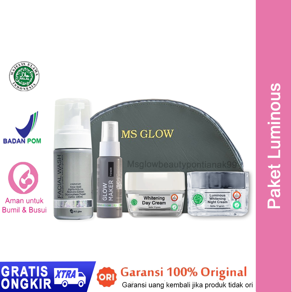 MS GLOW PAKET  LUMINOUS | MS GLOW SELLER RESMI | MS GLOW PONTIANAK