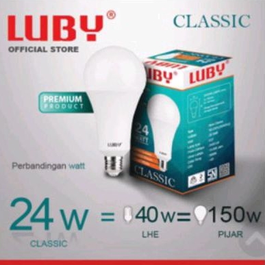 Lampu Samsung Led Luby Classic 24 Watt Cahaya Putih