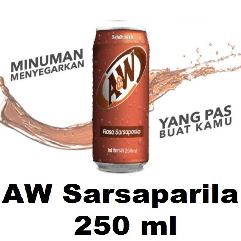 

AW Sarsaparila 250ml Popular bisa juga buat Acara Party