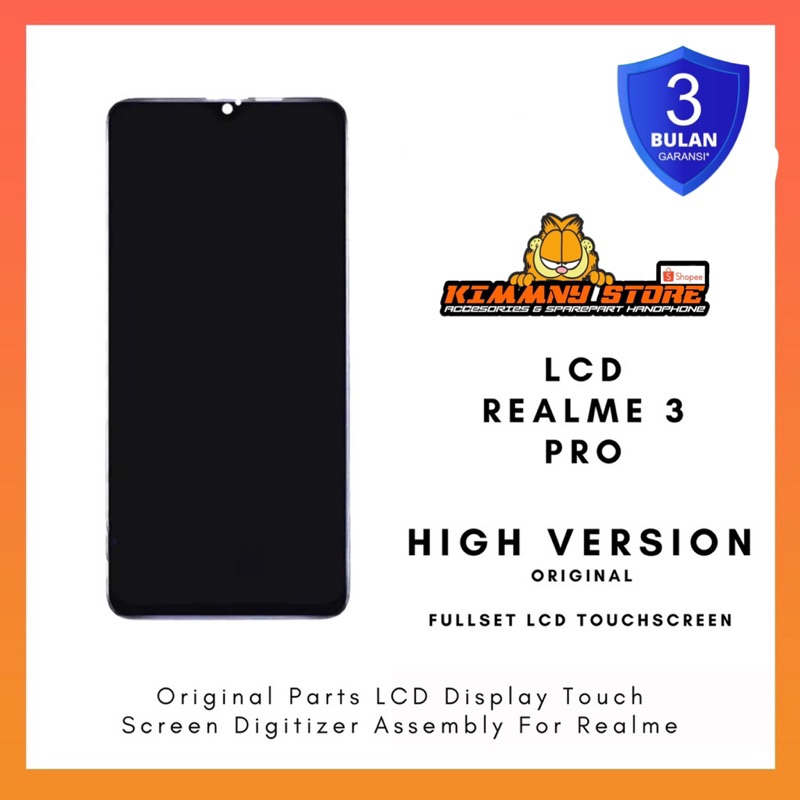 LCD TOUCHSCREEN FULLSET REALME 3 PRO ORIGINAL BERGARANSI