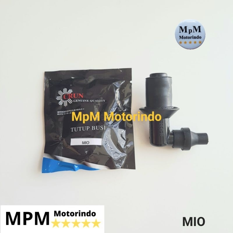 Cangklong CRUN Tutup Cop Kepala Busi Mio Smile Sporty Nouvo Fino Carbu