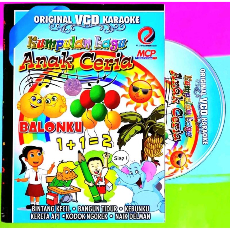 Kaset vcd karaoke Lagu Seleksi Anak Berhitung