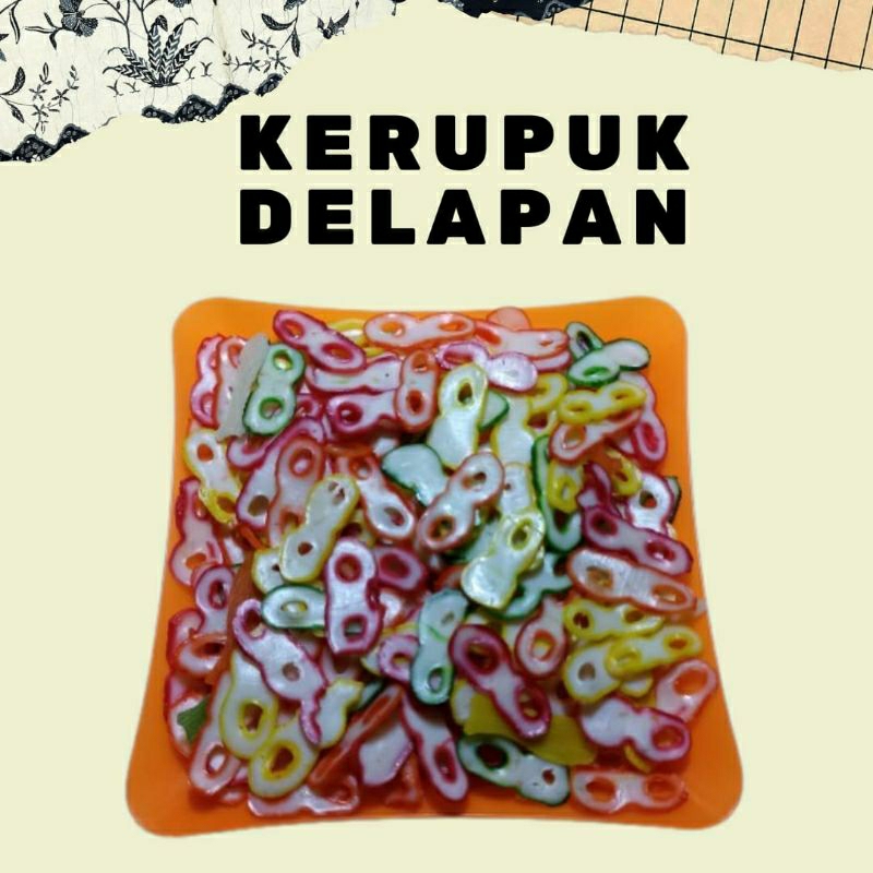 

Kerupuk angka 8 Mentah Kerupuk Topping Seblak