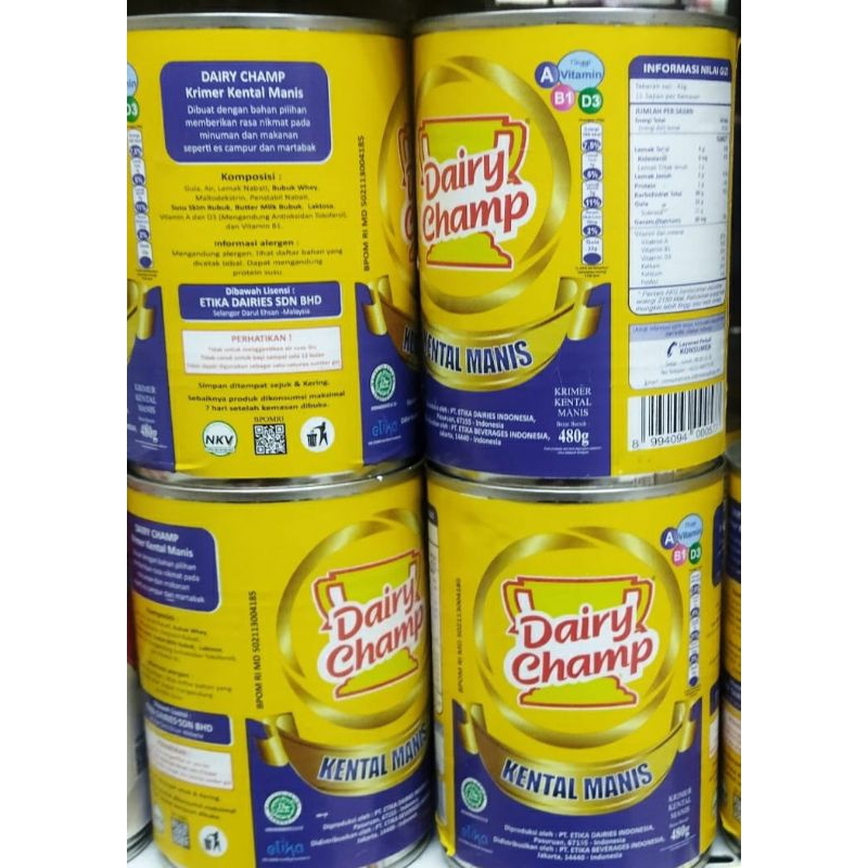 

susu kental manis dairy champ