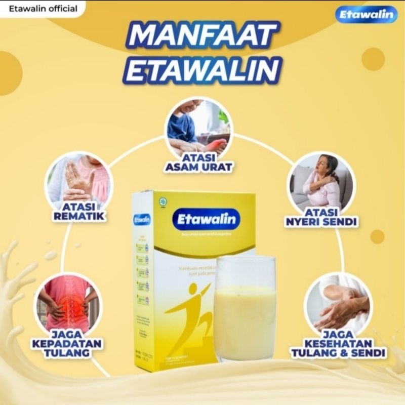 

ETAWALIN - SUSU SENDI UNTUK ATASI ASAM URAT DAN NYERI