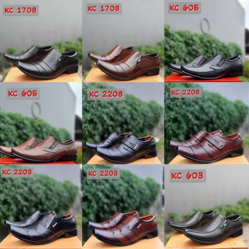 Sepatu Pantofel Kerja Asli Kulit 100% By. Kickers Original Indonesia / Sepatu Pentofel Kantor Kulit 