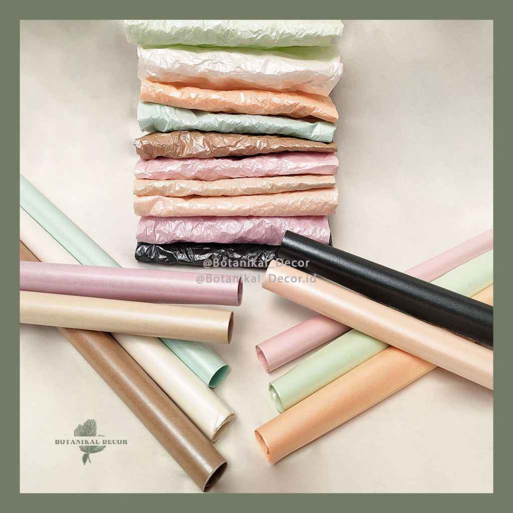 

(5pcs) Flower Wrapping Pearl Pear Paper Sydney Tissue Waterproof Korean Pear Kertas Bunga Buket Florsit Wrapping