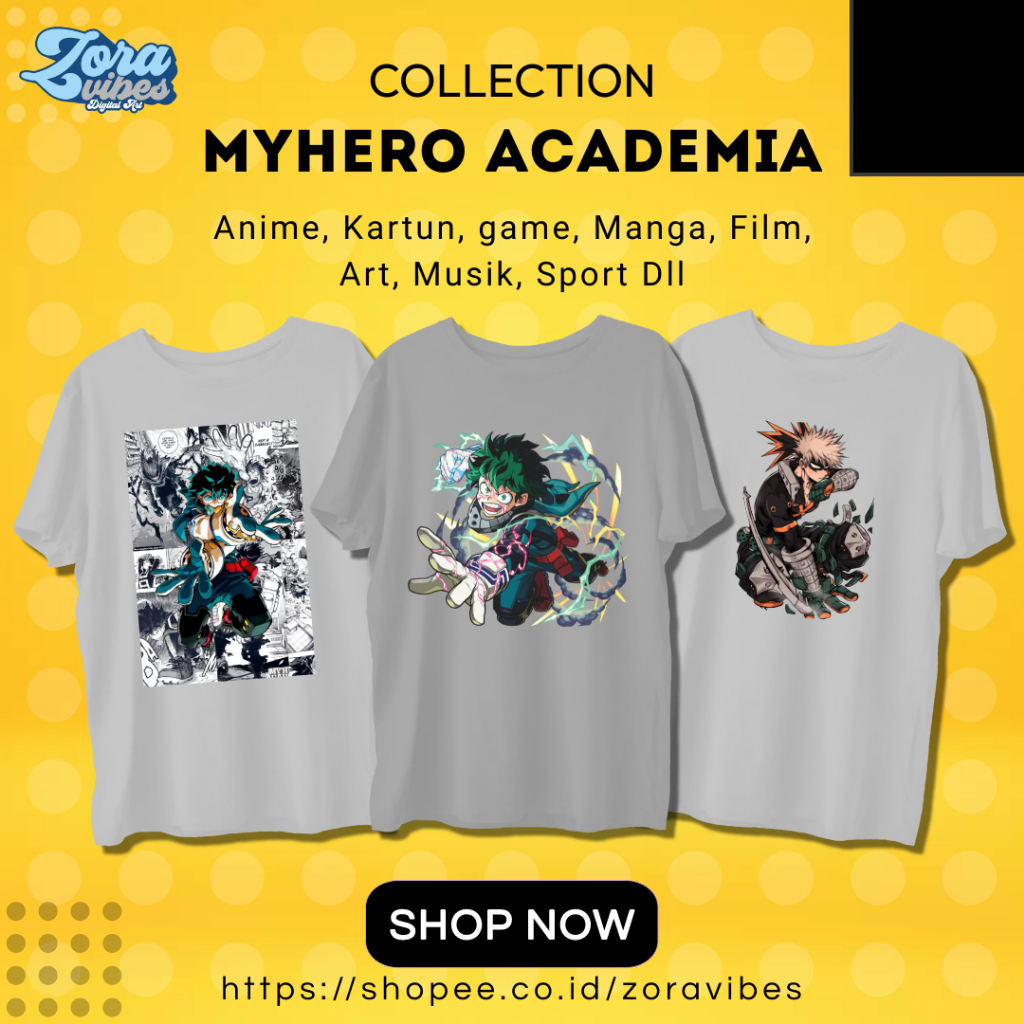 Kaos Anime My Hero Academia