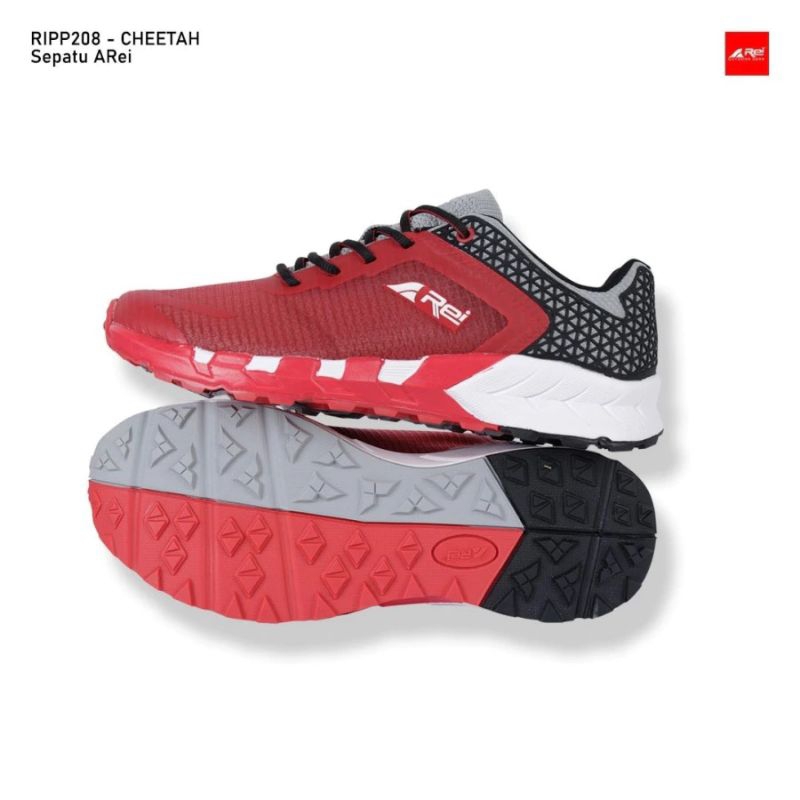 Sepatu Pria CHEETAH AREI OUTDOORGEAR - Sepatu HIKING PRIA AREI  CHEETAH RED - SHOES REI Pria CHEETAH
