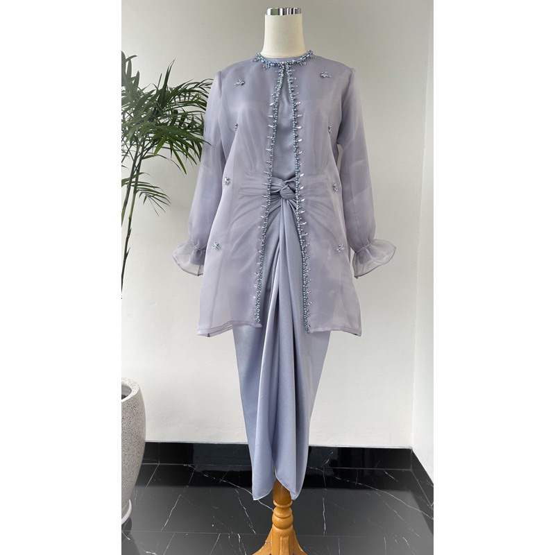 JEMMA Gamis Brukat Terbaru 2023 Exclusive KondanganAda Ukuran Jumbo Dress Kondangan Mewah Kekinian B