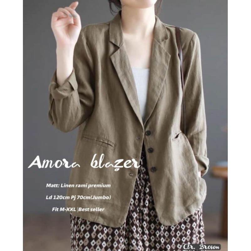 BLAZER/JAS BAJU WANITA SUPER JUMBO LD 120 CM AMORA BLAZER BAJU WANITA BEAUTY