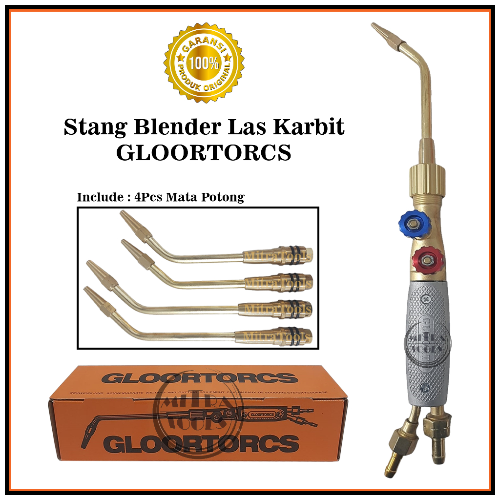 GLOORTORCS Stang Blender Las Karbit Model Gloor Torch /  Welding Torch Acetyline Tang Las Karbit Gas