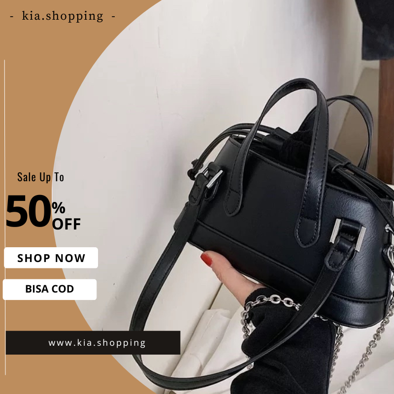 Tas Selempang Wanita Terbaru Sling Bag Wanita Rantai Tas Selempang Wanita Tali Rantai Tas Selempang 