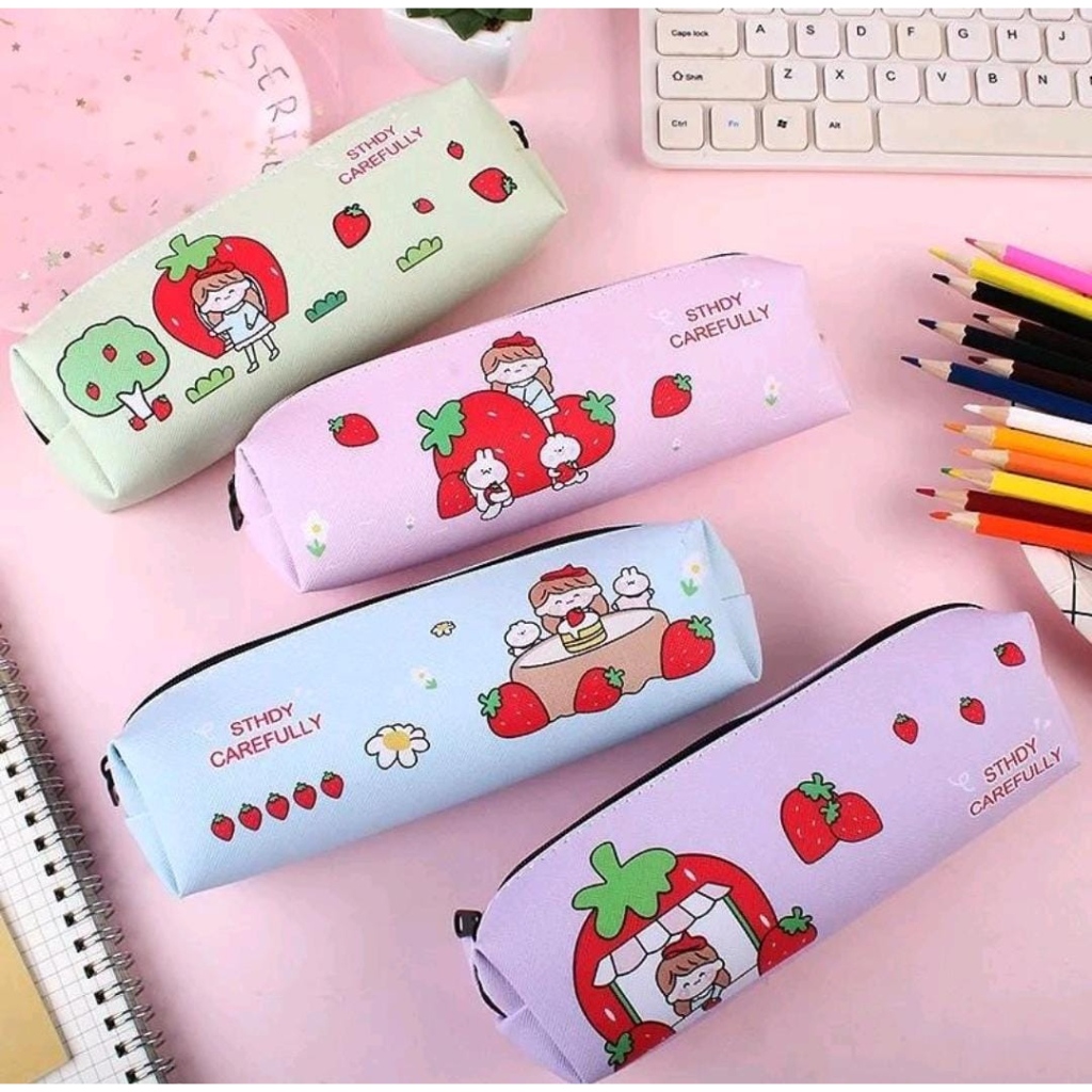 

Tempat Pensil Kain Sekolah Anak Premium || Motif Lucu