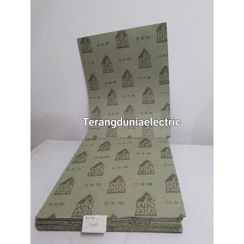 AMPLAS KERTAS LEMBARAN BESI GOSOK ANTI AIR TAIYO / KERTAS PASIR KASAR TERMURAH