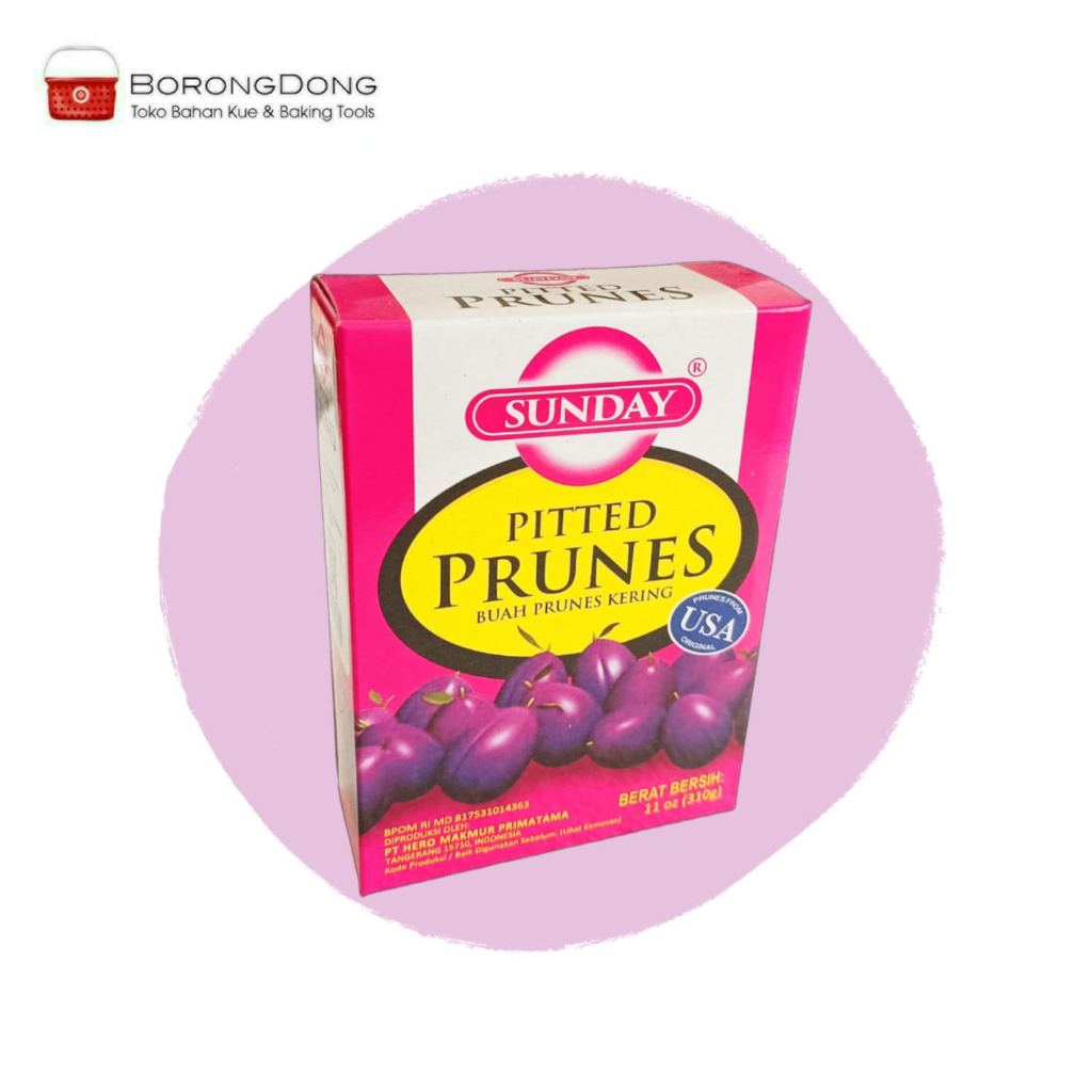 

Sunday Pitted Prunes 310g / Buah Prunes Kering