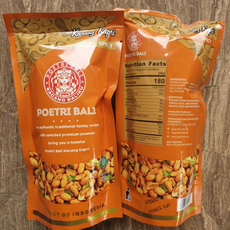 

KACANG POETRI BALI,CEMILAN KEKINIAN