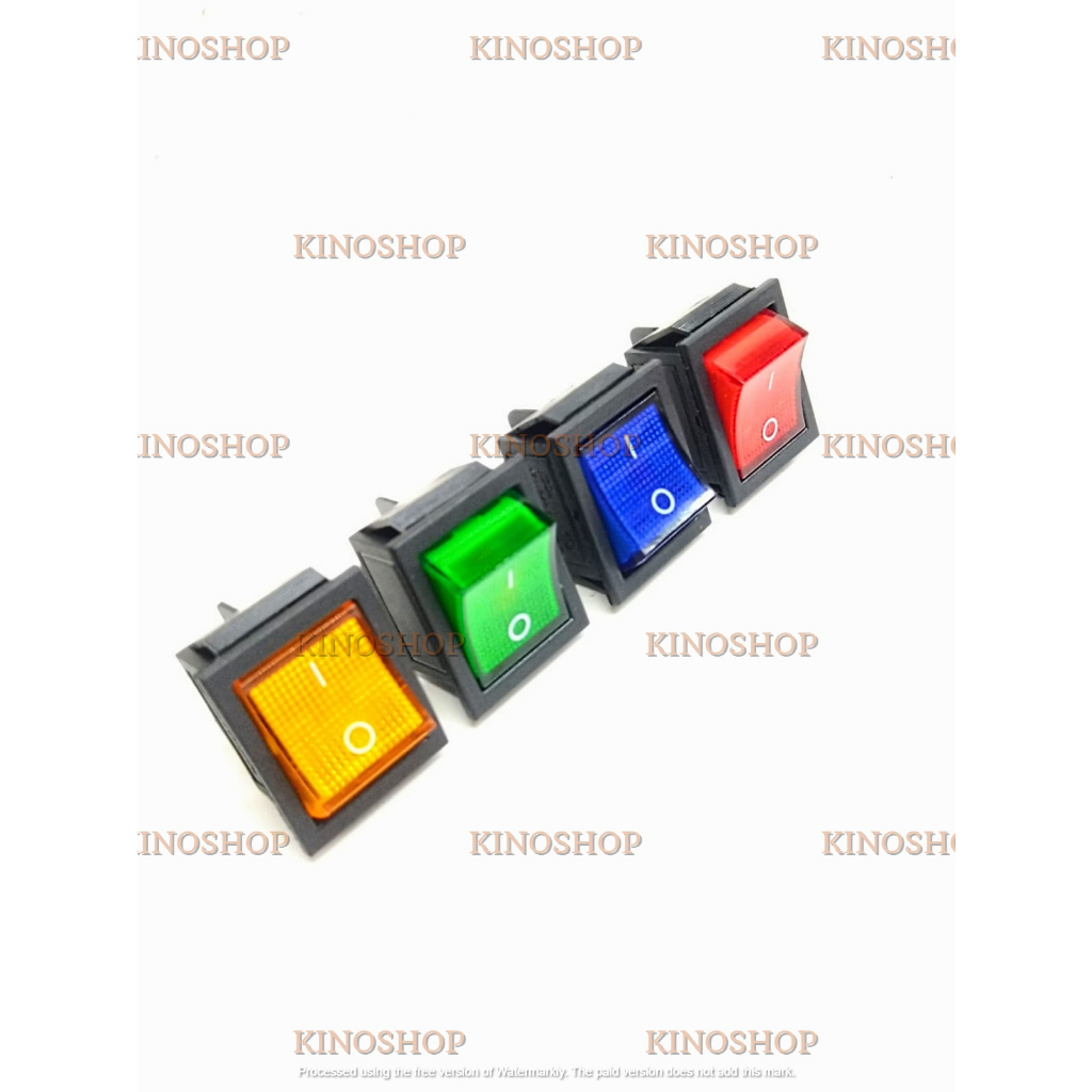 KINOGAWA Rocker Switch 4 Pin Saklar On Off Saklar Power ON OFF Mesin Las Komponen Panel Saklar Power