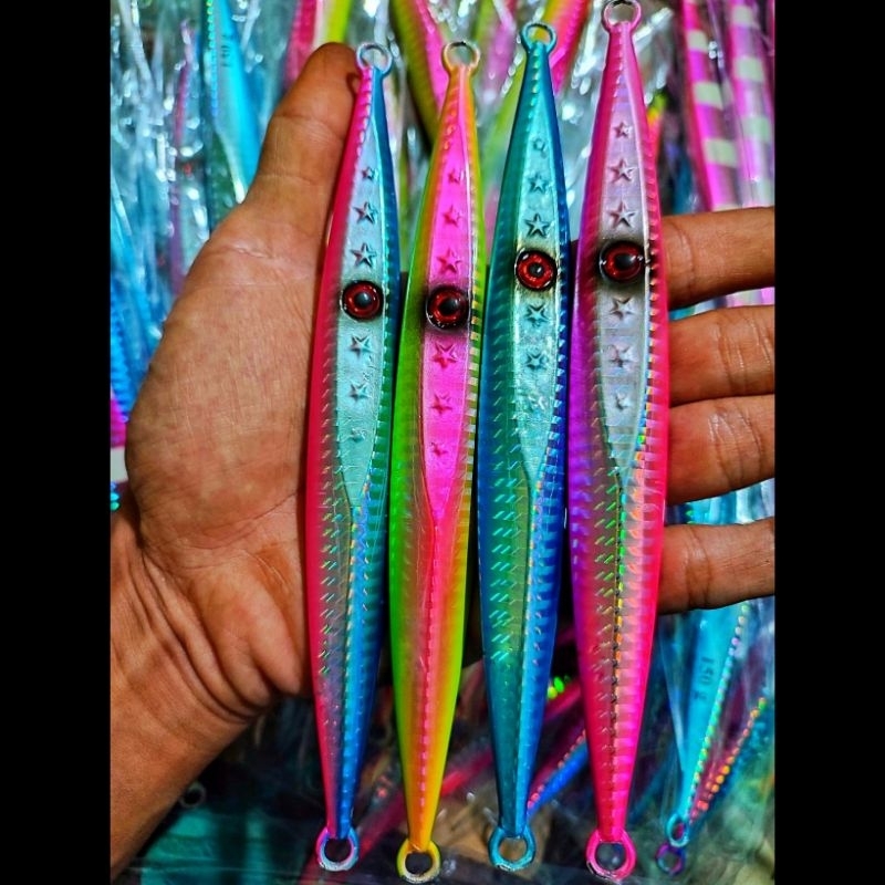METAL JIG JIGGING MASTER VIP STAR 80 GRAM, 100 GRAM, 150 GRAM, 200 GRAM