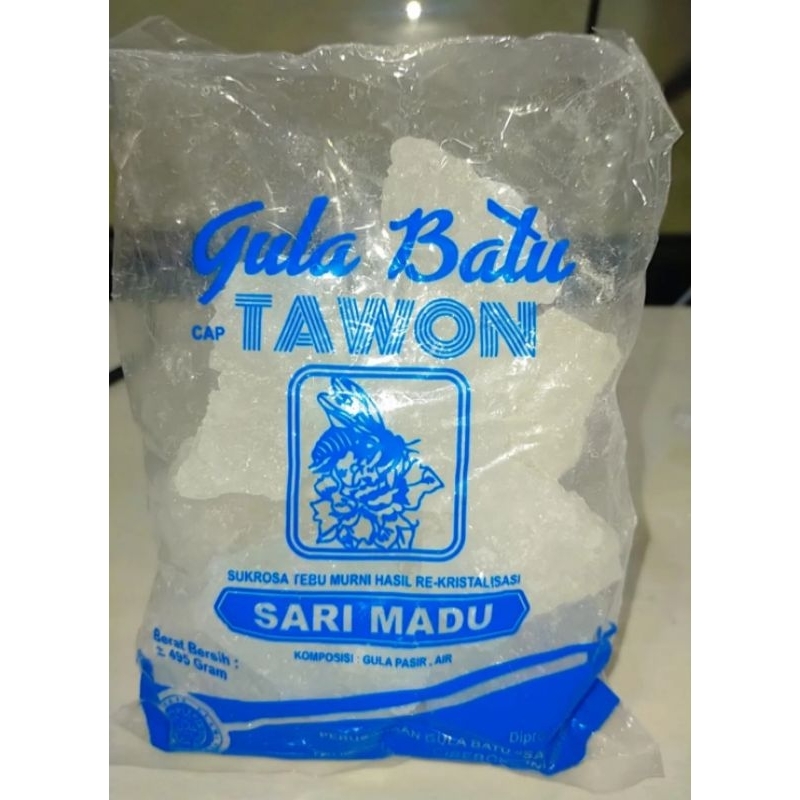 

Gula Batu Cap Tawon495 gram /Gula Batu Kristal