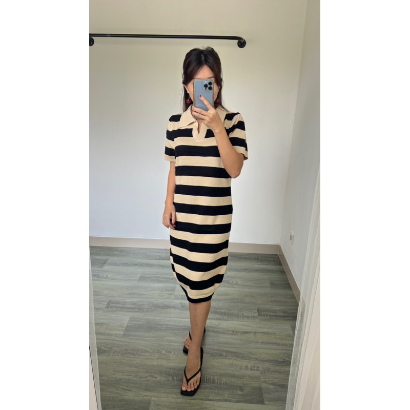 JUNE | Dress Knit Stripe