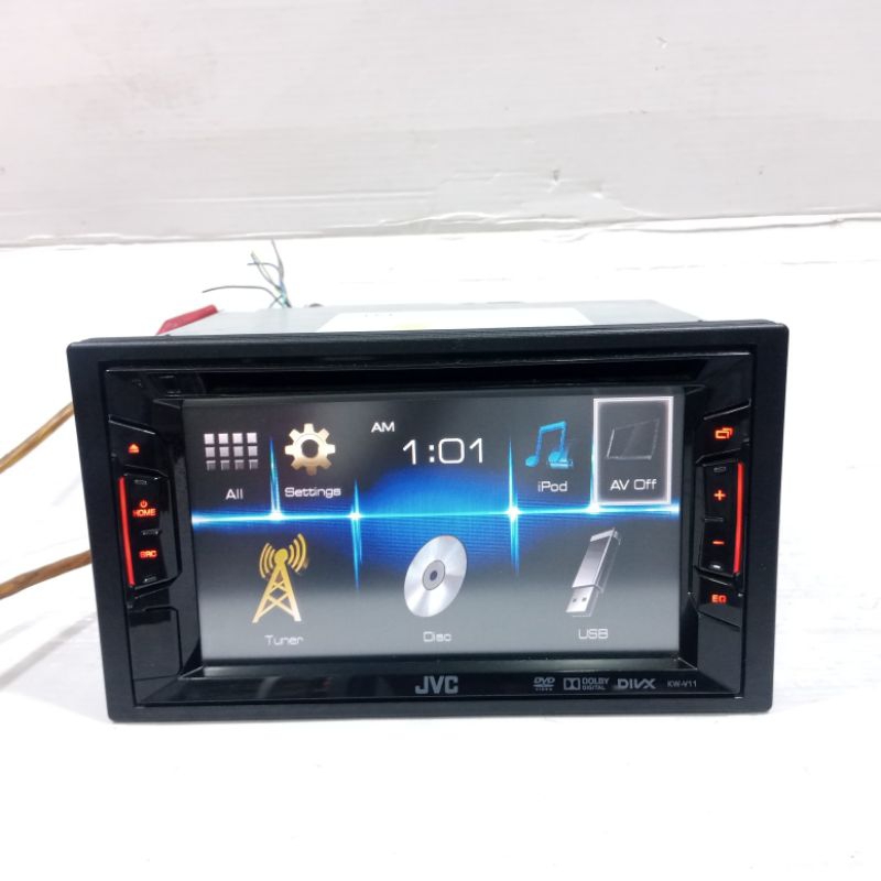 head unit jvc Kw - v11 original Honda Brio RS 2019