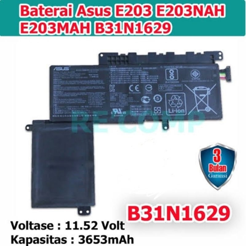 BATERAI ASUS E203 E203N E203NAH E203M E203MA E203MAH B31N1629