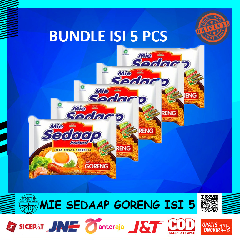 

Mie Sedaap goreng isi 5 pcs