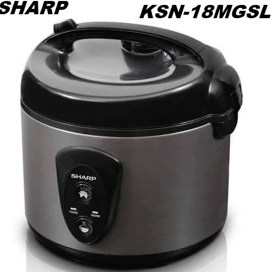Sharp Magic Com KSN-18-MGSL 1.8 Liter SILVER Garansi Resmi-original