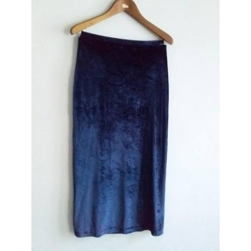 Rok Beludru baldu / Rok Span Panjang / Rok Panjang / Rok tempahan / Rok cantik / Rok Street