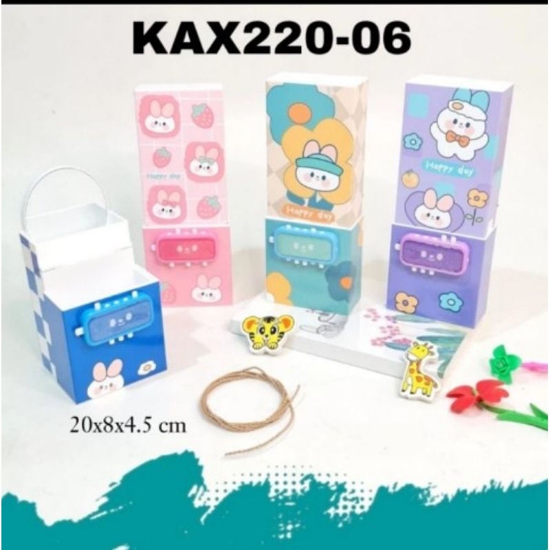 

SJS kotak pensil plastik konde KAX220/tempat pensil/pensil case 220-03