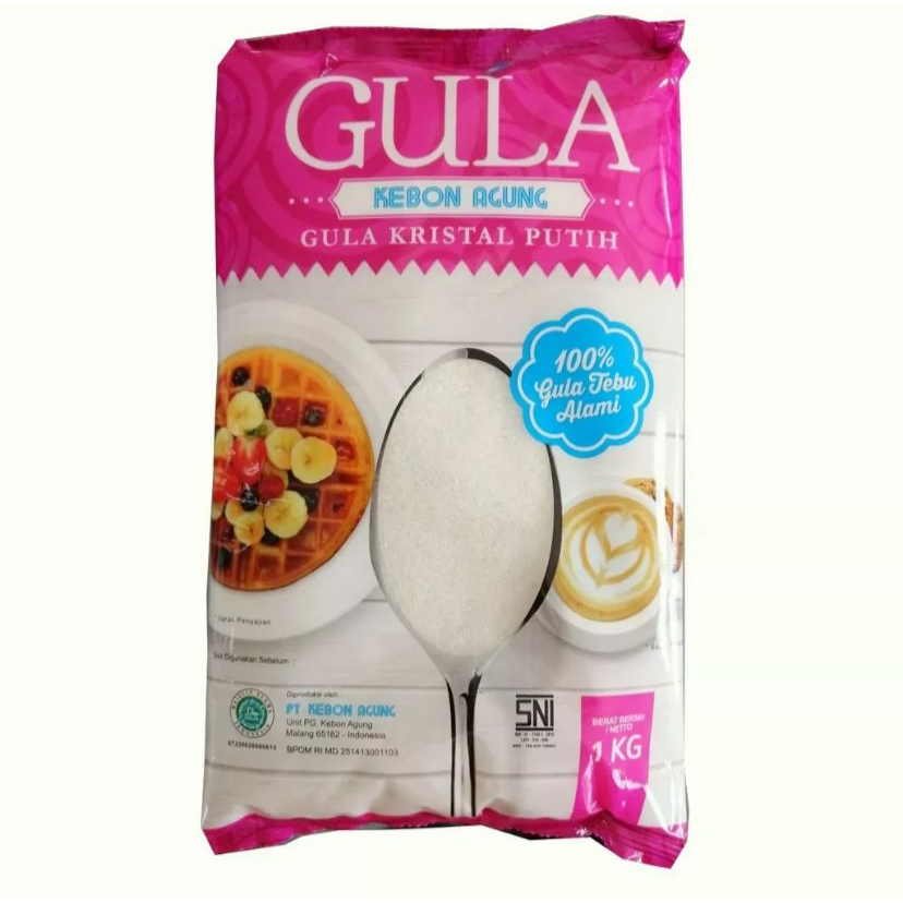 

Gula Pasir Kebon Agung - KBA 1KG | Gula Pasir Murah - Gula Murah | Gula Kebon Agung Murah - Sembako Murah