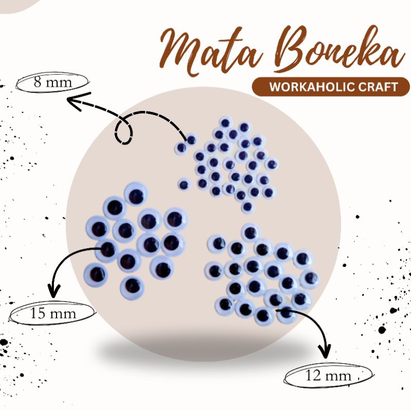 Mata Boneka Bahan Mahar Perlengkapan Hiasan Mahar Pernikahan