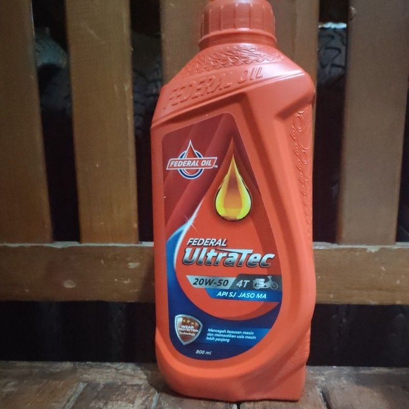 Oli Motor FEDERAL OIL FEDERAL ULTRATEC 20W-50 4T 800ml