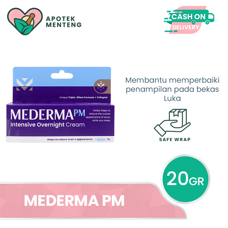 Mederma PM 20 Gr - Menyamarkan Bekas Luka dan Keloid