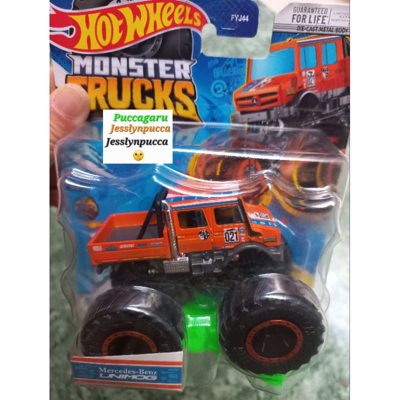 HOT WHEELS MONSTER TRUCKS MERCEDES BENZ UNIMOG HOTWHEELS HW MONSTER TRUCK MERCY MERCI UNIMOG KADO MA