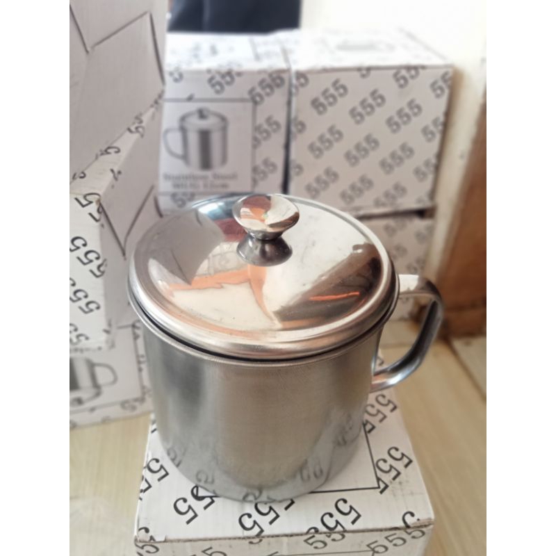 GELAS MUG STAINLESS/ GELAS TUTUP STAINLESS/ CANGKIR STAINLESS TUTUP