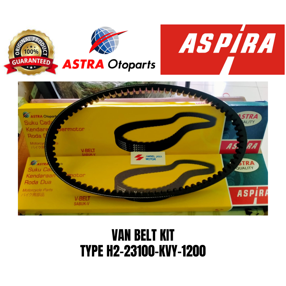 VANBELT V-BELT (Only) ASPIRA Beat Karbu, Spacy Karbu, Scoopy Karbu