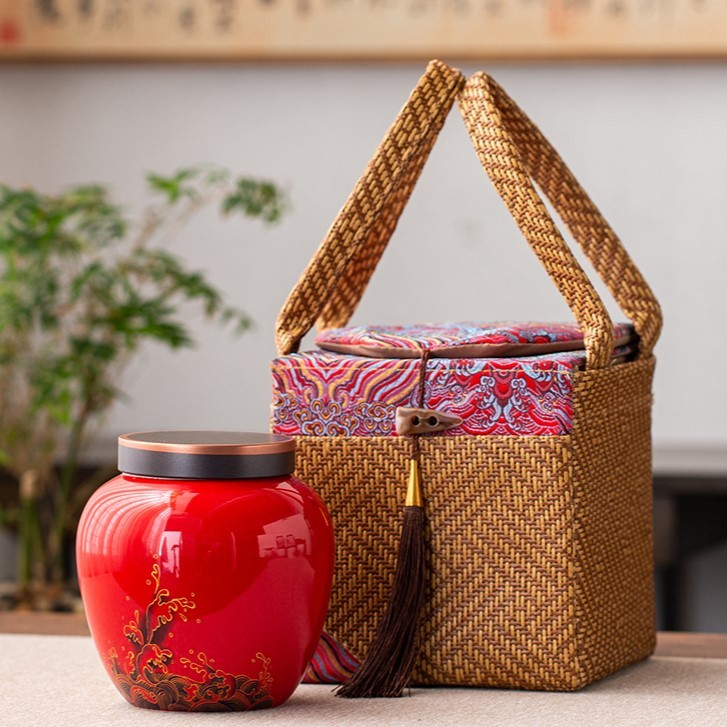 Tempat Daun Teh Kopi / Tea Leaves Storage Jar Set 1317