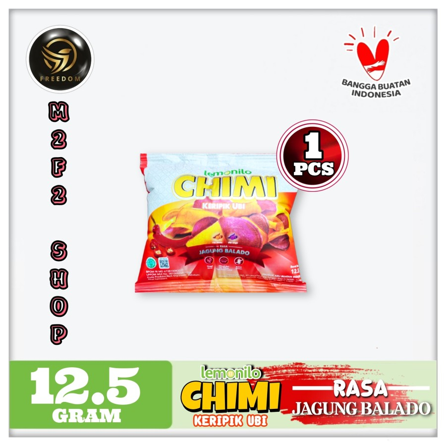 

Lemonilo Chimi Kripik Ubi Rasa Jagung Balado Sachet - 10 gr (Kemasan Satuan)