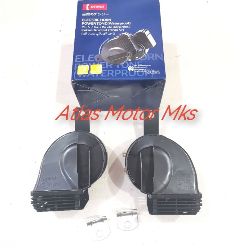 [1SET] KLAKSON KEONG DENSO ORIGINAL 12VOLT STANDART / WATERPROOF UNTUK MOBIL DAN MOTOR 12VOLT [AVANZ
