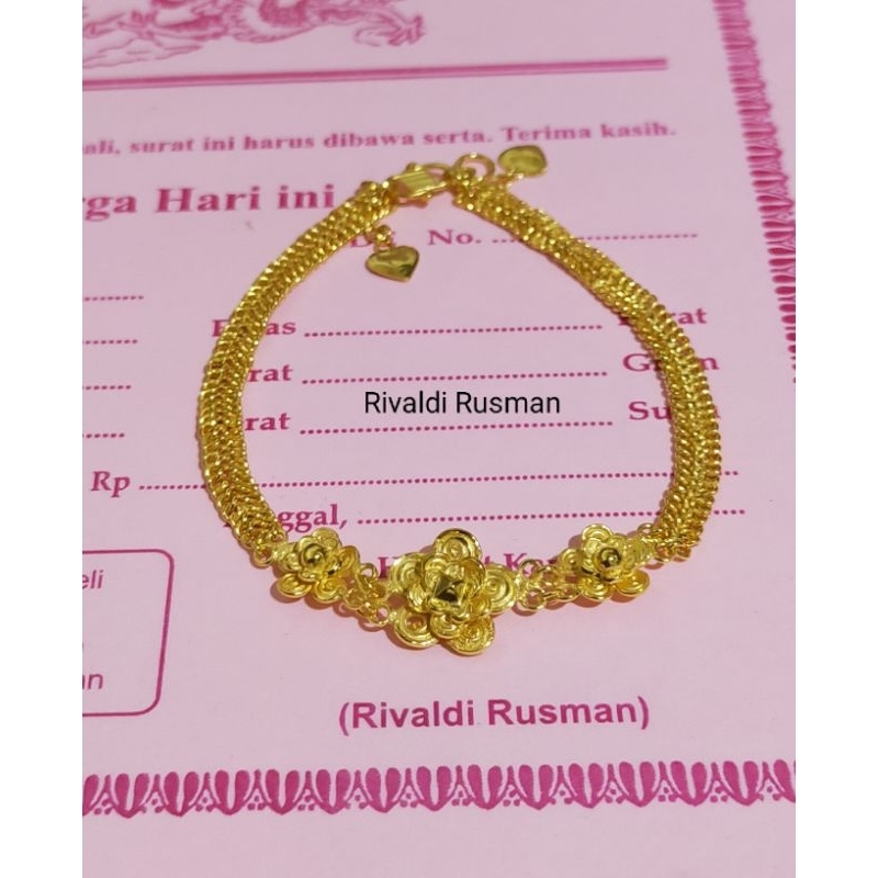 Gelang mawar 5,5 gram