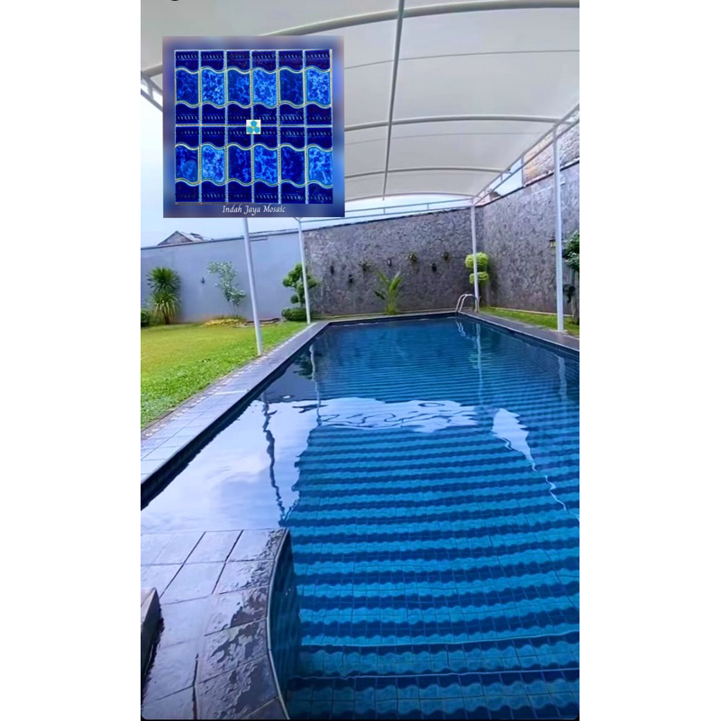 Mosaic Keramik Kolam Renang | Keramik Kolam Renang Osaka