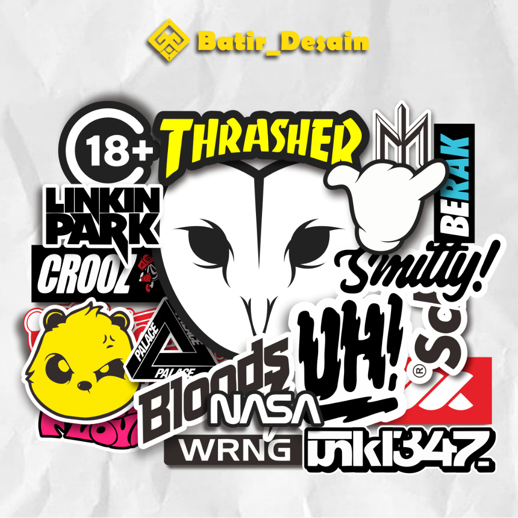 

SEHARI JADI 40PCS STIKER PACK HYPEBEAST AESTETIC SERIES BLACK & WHITE ANTI AIR | AKSESORIS HELM, HP, LAPTOP, TUMBLER