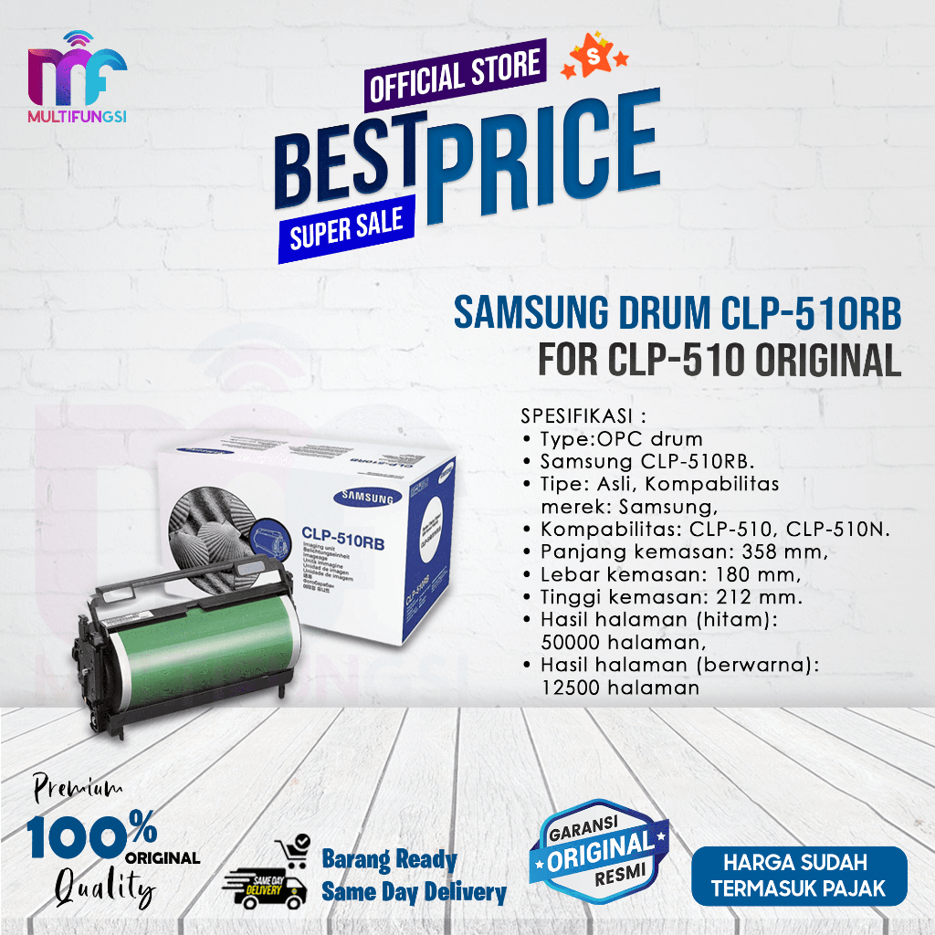 Samsung Drum CLP-510RB For CLP-510 Original