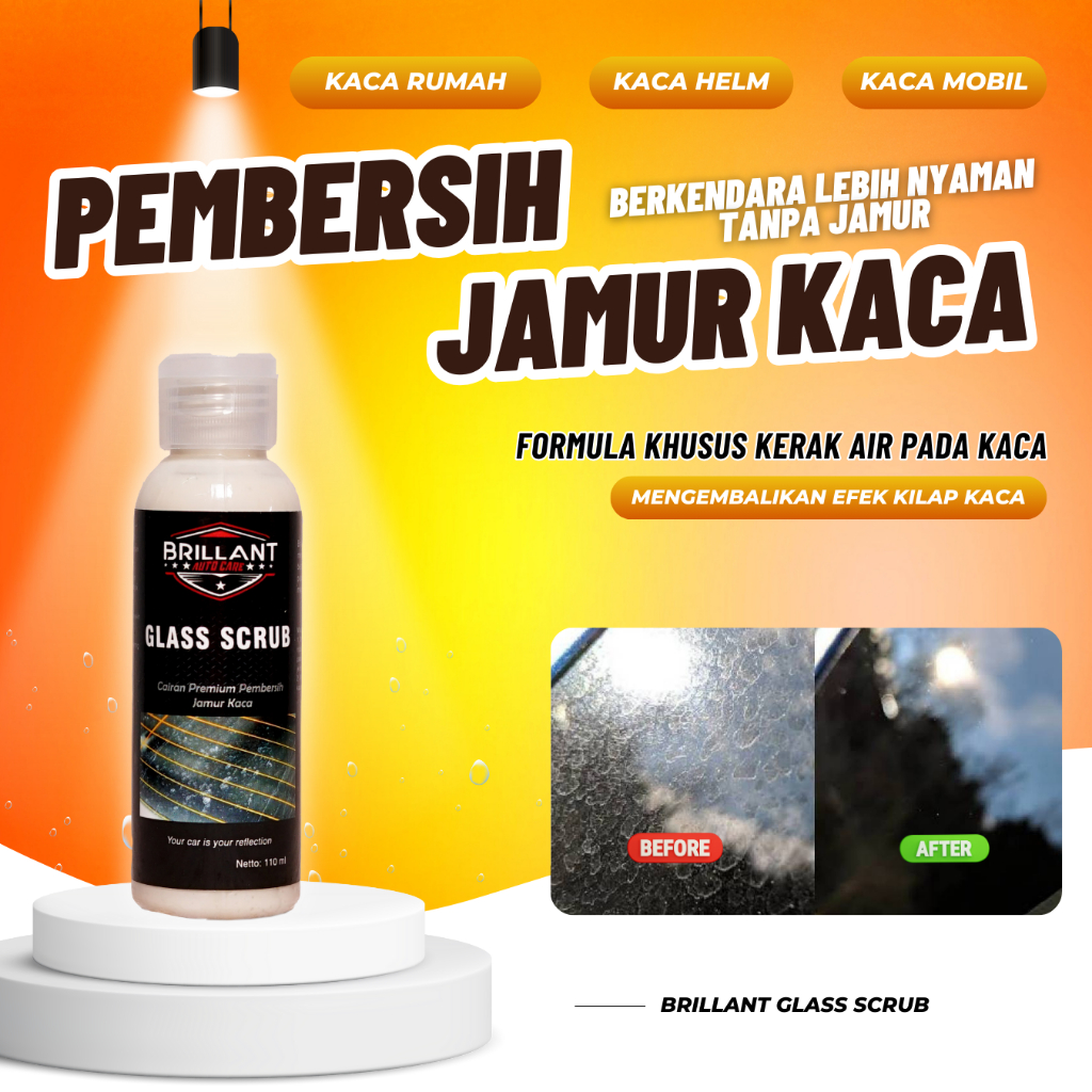 Pembersih Jamur Kaca | Penghilang Jamur Kaca Mobil | Pembersih Jamur Kaca Helm | Pembersih Jamur Kac