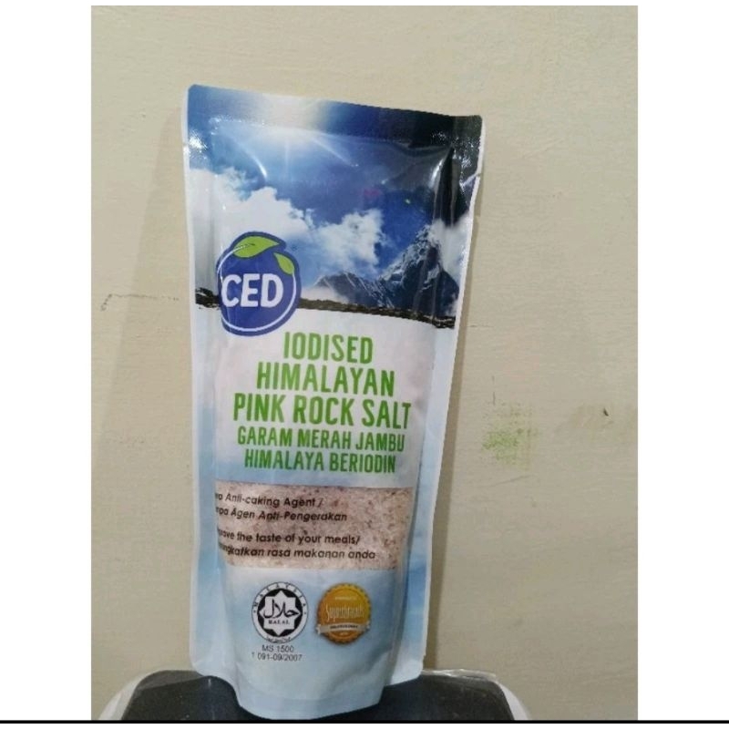

CED Natural Himalayan Pink Rock Salt / Garam Himalaya (500g)