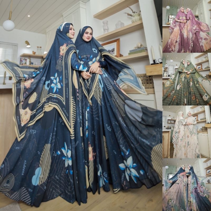 (9) ELDEENA KEYSAZA  Baju Gamis Syari wanita Muslimah Keysaza Series by eL.deena syari. Nazra Sha